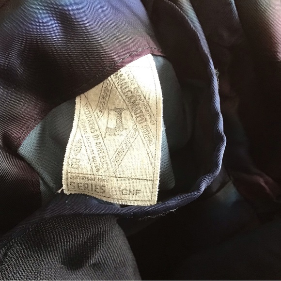 MEN’S VINTAGE GRANDPA OVERCOAT 1950’s BLACK LINED PUCCINI MOE SERCHUCK NYC - Picture 8 of 8